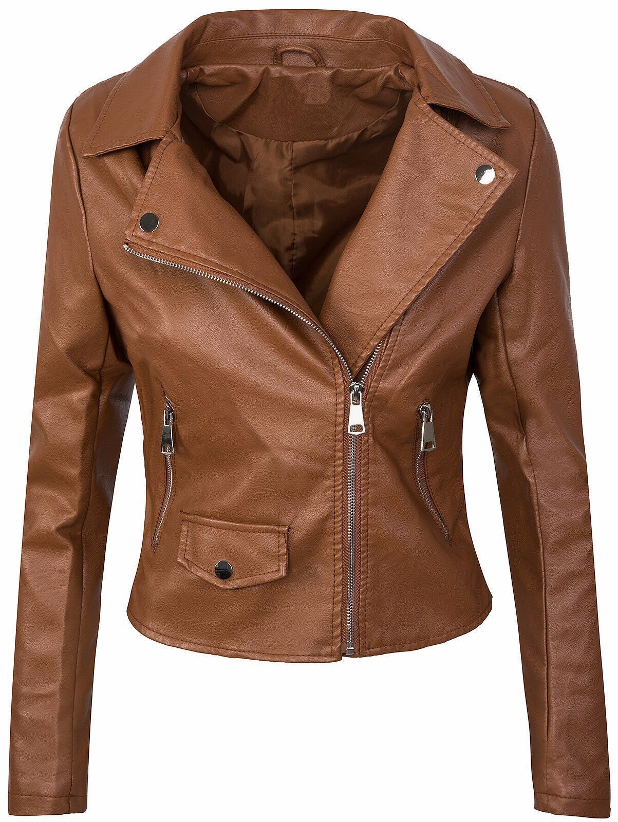 Cutie Faux Leather Jacket