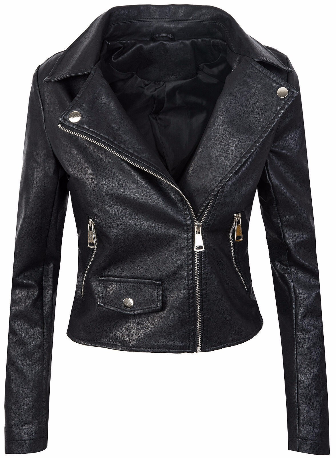 Cutie Faux Leather Jacket